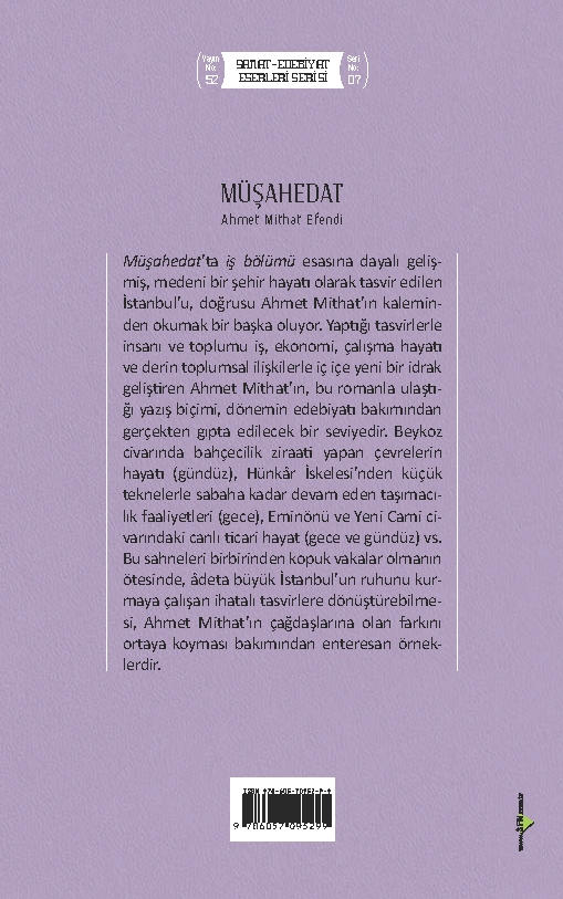 Müşahedat - Ahmet Mithat Efendi (Hazırlayan: Necmettin Turinay)
