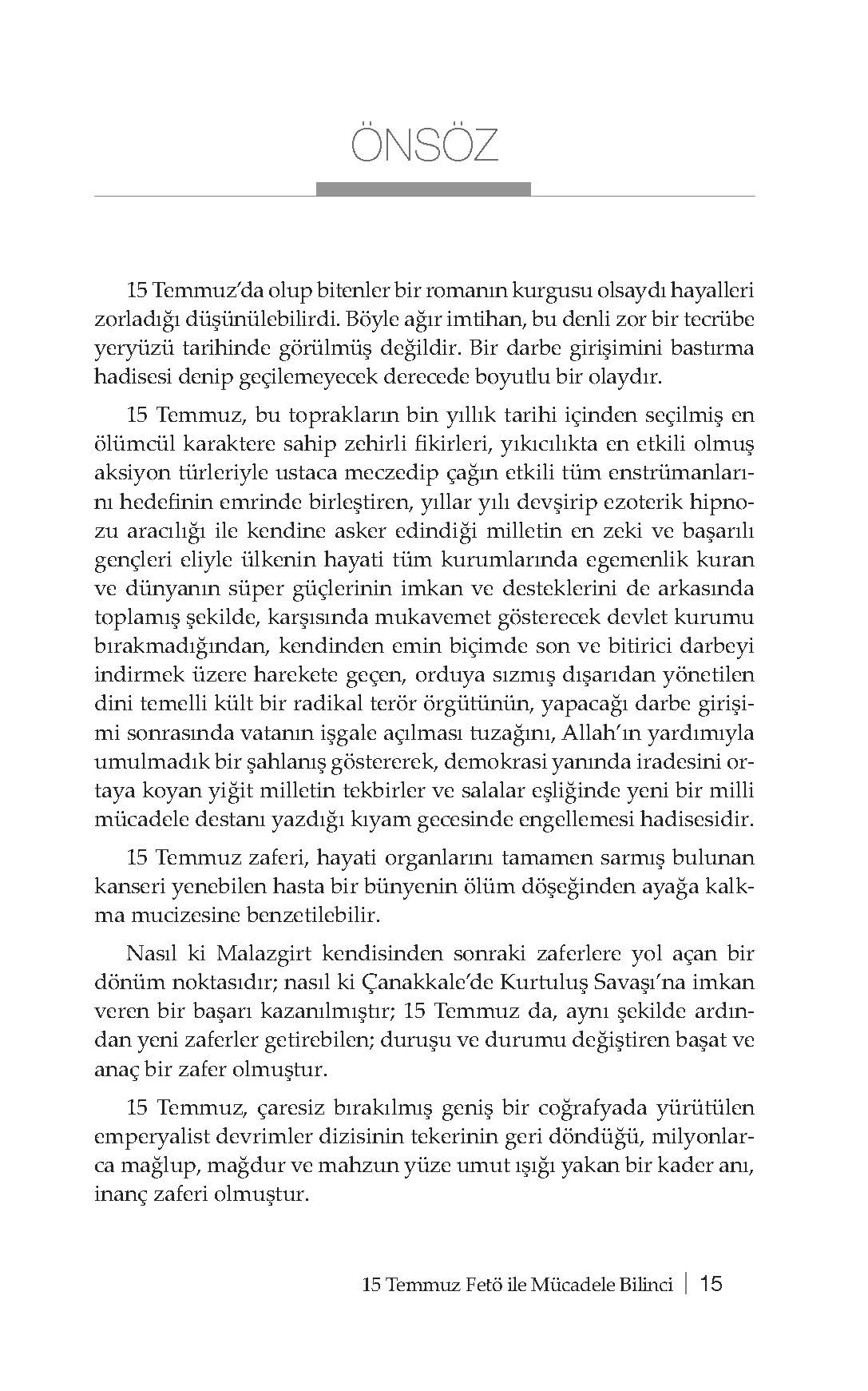 15 Temmuz Fetö ile Mücadele Bilinci - Dr. Osman Arslan