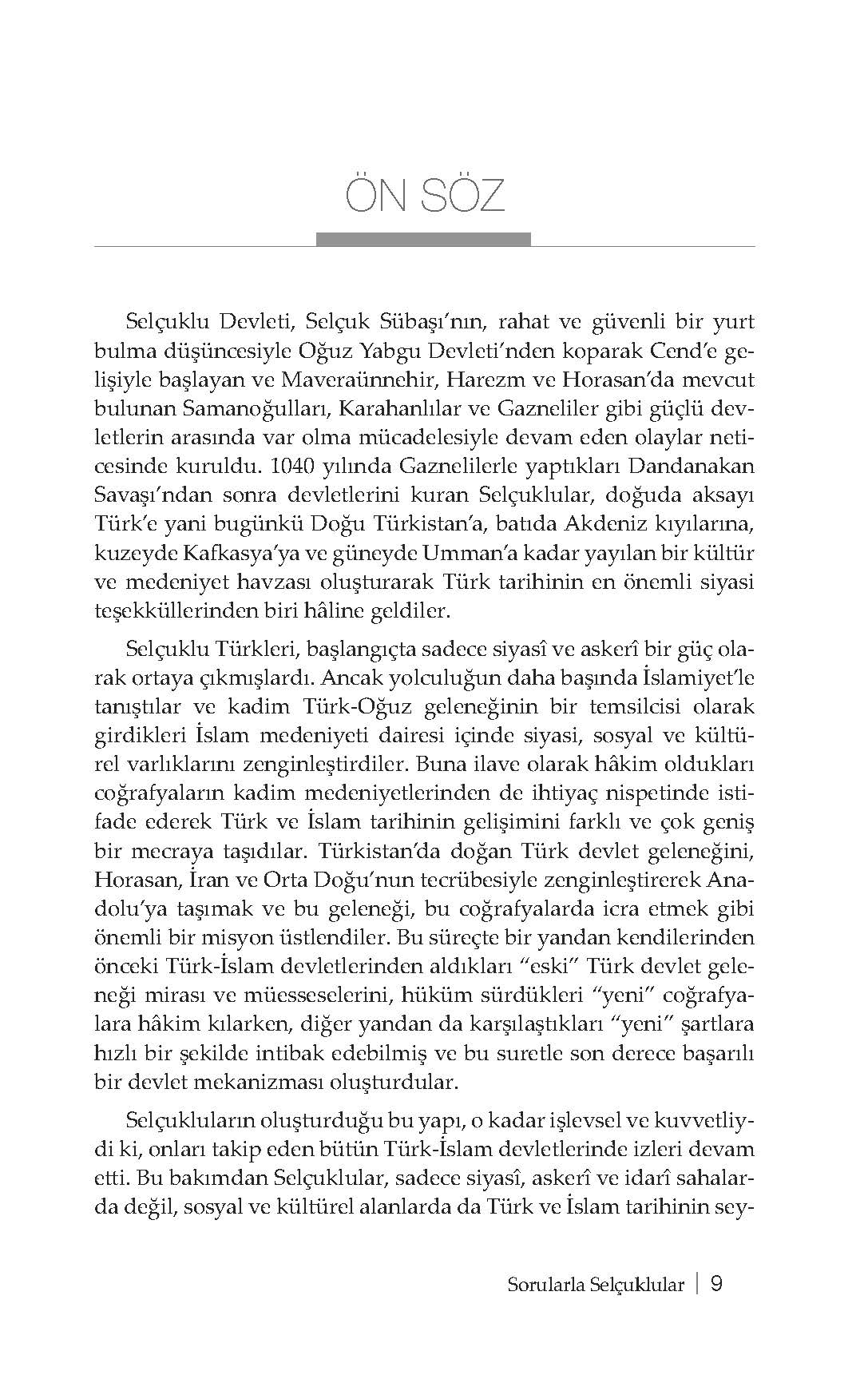 Sorularla Selçuklular Siyasi Tarih - Prof. Dr. Erkan Göksu