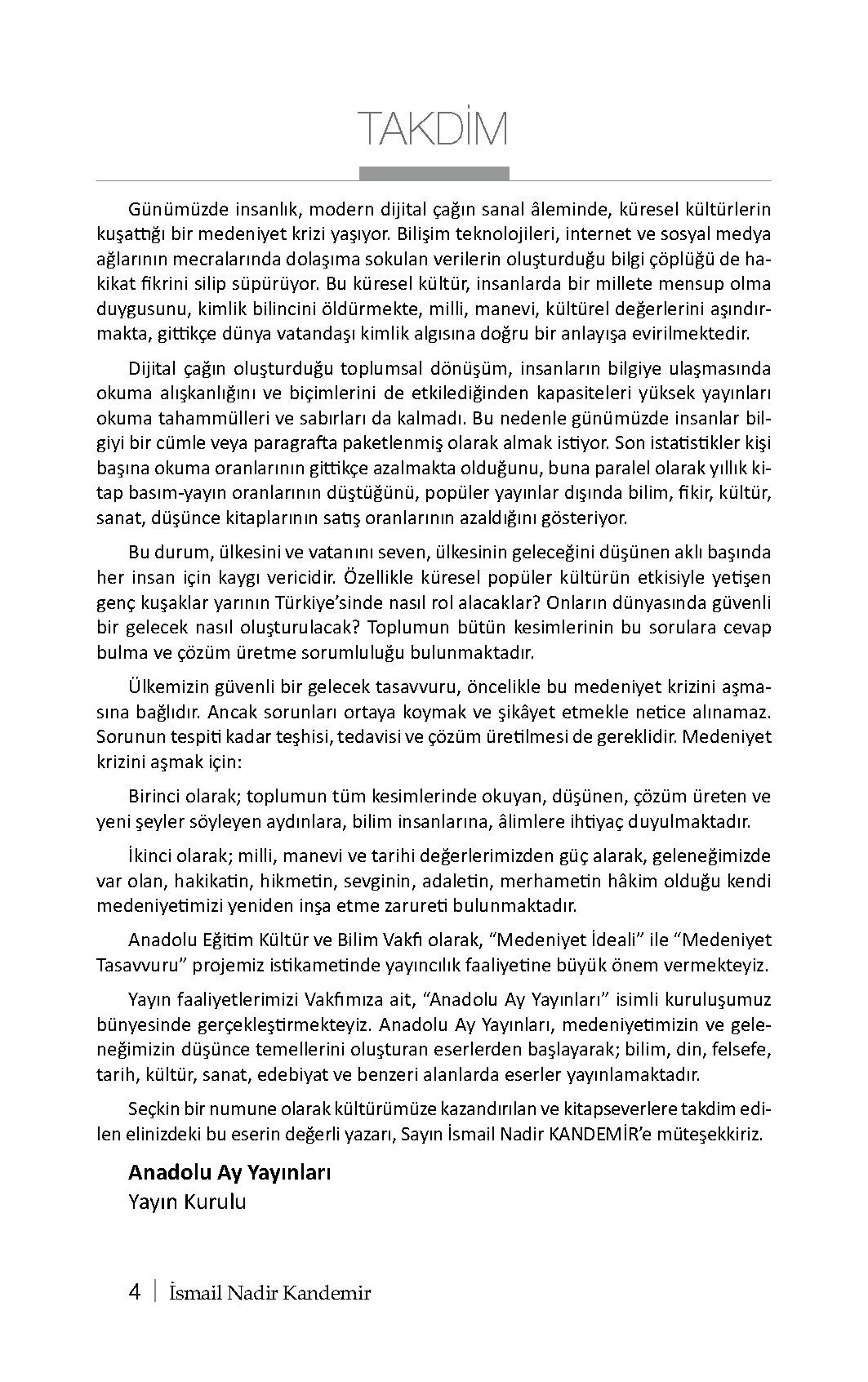 Acemi Girişimciye - İsmail Nadir Kandemir