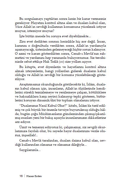 Dualarımız Nasıl Kabul Olur - Hasan Erden