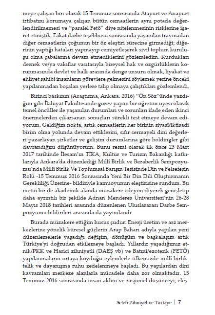 Selefi Zihniyet ve Türkiye - Prof. Dr. Mevlüt Uyanık