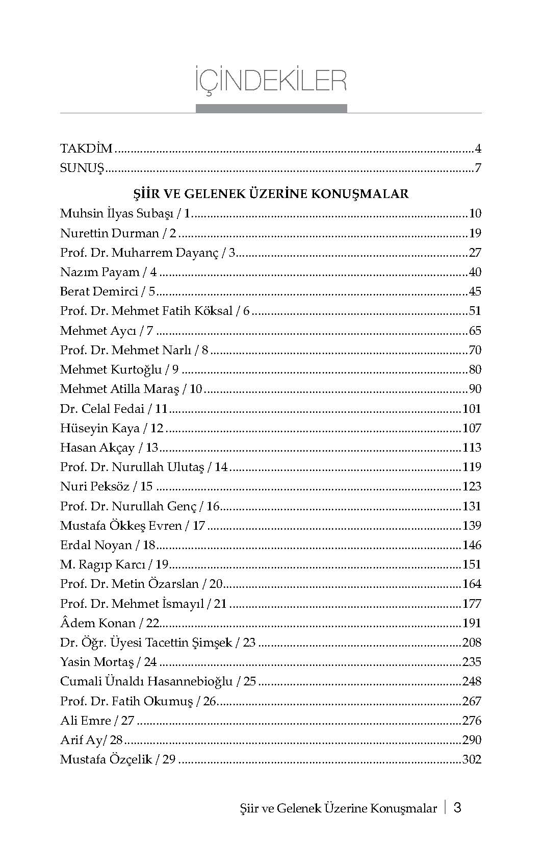 Şiir ve Gelenek Üzerine Konuşmalar - Tayyib Atmaca