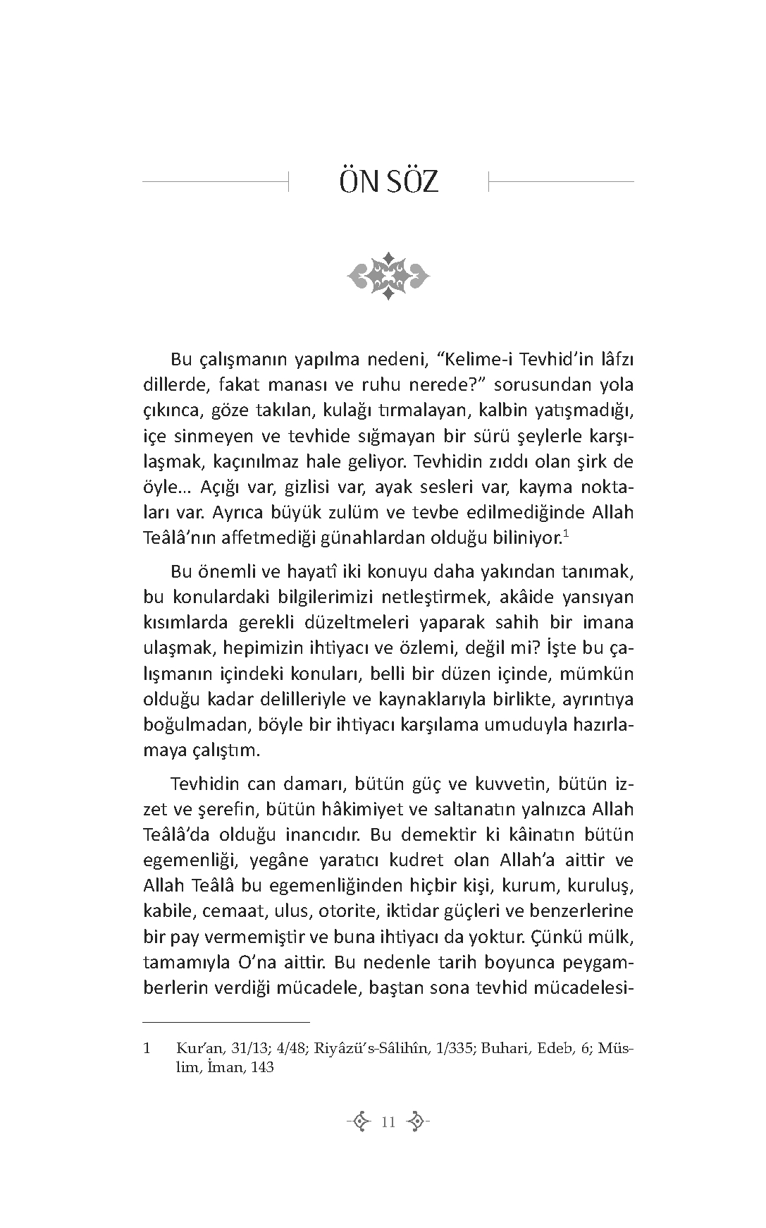 Tevhid İnancı ve Şirke Açılan Kapılar - Nevzat Yüksel