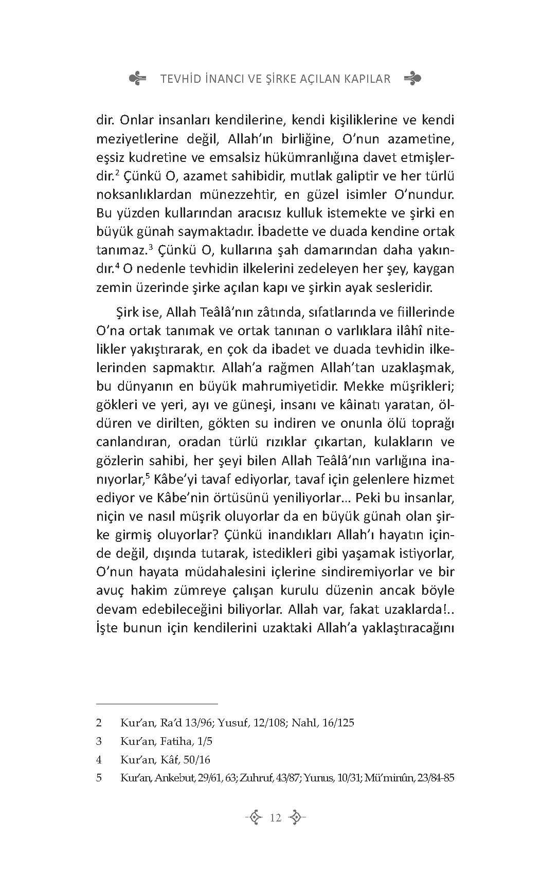 Tevhid İnancı ve Şirke Açılan Kapılar - Nevzat Yüksel
