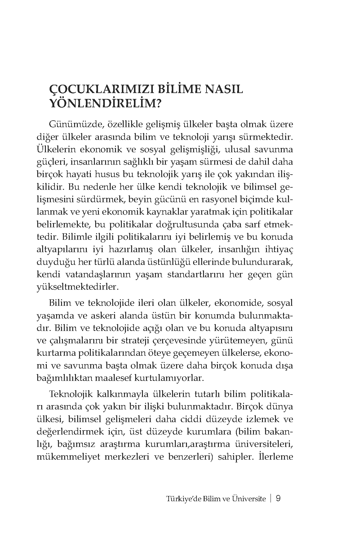 Türkiyede Bilim ve Üniversite - Prof. Dr. Cemil Çelik